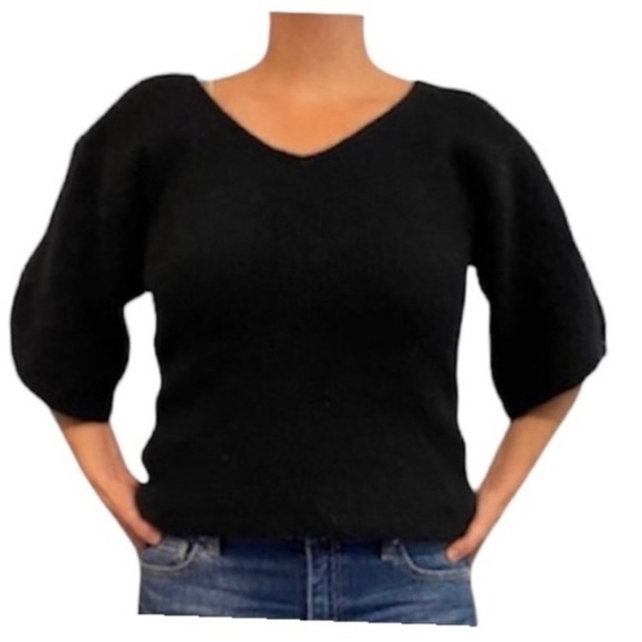 Vintage Charles Julian Lambswool & Angora Woman’s Sweater Size M - Picture 1 of 8